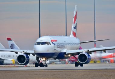 airplane to UK